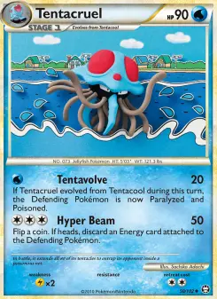 Pokémon-Karte Tentacruel 050/102