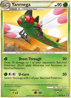 Pokémon-Karte Yanmega 054/102