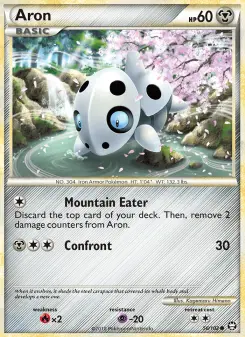 Pokémon-Karte Aron 056/102