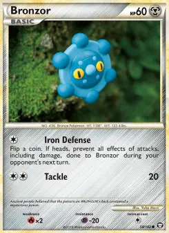 Pokémon-Karte Bronzor 058/102