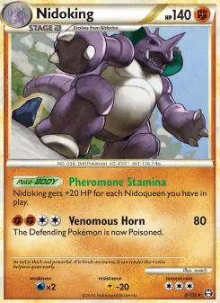 Pokémon-Karte Nidoking 006/102