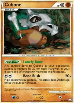 Pokémon-Karte Cubone 060/102