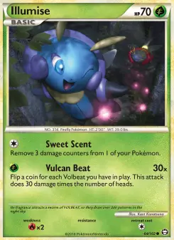 Pokémon-Karte Illumise 064/102