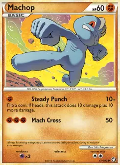 Pokémon-Karte Machop 067/102