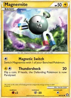 Pokémon-Karte Magnemite 068/102