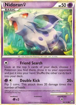Pokémon-Karte Nidoran♀ 069/102