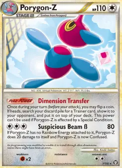 Pokémon-Karte Porygon-Z 007/102