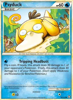 Pokémon-Karte Psyduck 074/102