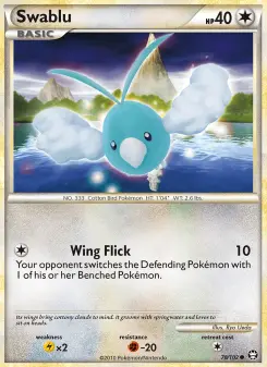 Pokémon-Karte Swablu 078/102