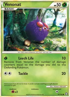 Pokémon-Karte Venonat 081/102