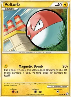 Pokémon-Karte Voltorb 083/102
