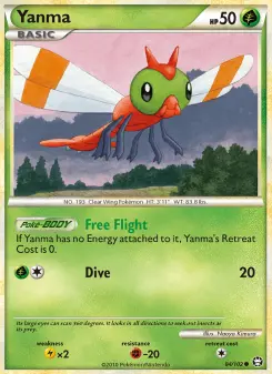Pokémon-Karte Yanma 084/102
