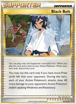 Pokémon-Karte Black Belt 085/102