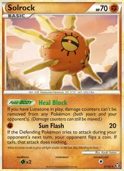 Pokémon-Karte Solrock 009/102
