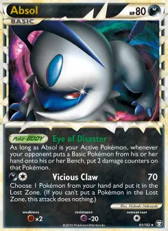 Pokémon-Karte Absol 091/102