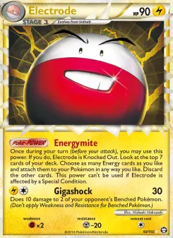 Pokémon-Karte Electrode 093/102