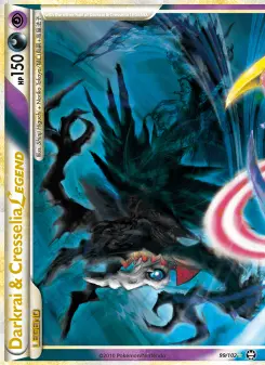 Pokémon-Karte Darkrai & Cresselia LEGEND 099/102