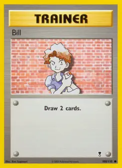 Pokémon-Karte Bill 108/110