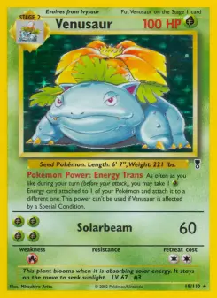 Pokémon-Karte Venusaur 018/110