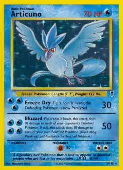 Pokémon-Karte Articuno 002/110