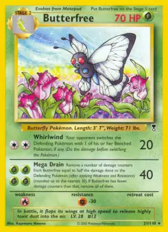 Pokémon-Karte Butterfree 021/110