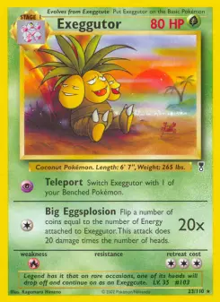 Pokémon-Karte Exeggutor 023/110