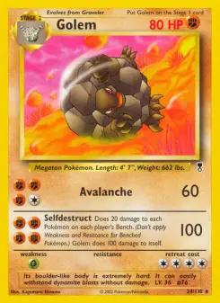 Pokémon-Karte Golem 024/110