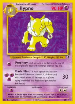 Pokémon-Karte Hypno 025/110