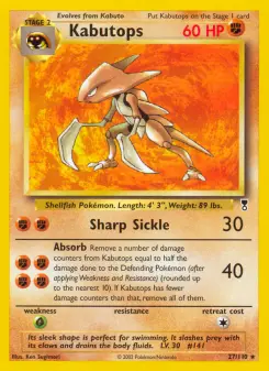 Pokémon-Karte Kabutops 027/110