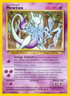 Pokémon-Karte Mewtwo 029/110