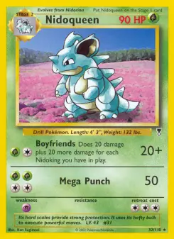 Pokémon-Karte Nidoqueen 032/110
