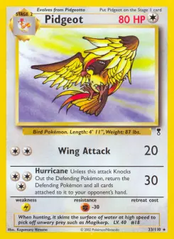 Pokémon-Karte Pidgeot 033/110