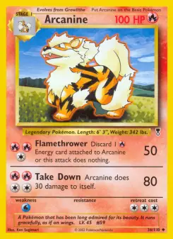 Pokémon-Karte Arcanine 036/110