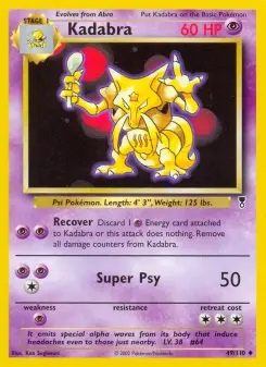Pokémon-Karte Kadabra 049/110