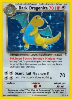 Pokémon-Karte Dark Dragonite 005/110