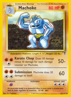 Pokémon-Karte Machoke 051/110