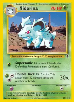 Pokémon-Karte Nidorina 055/110