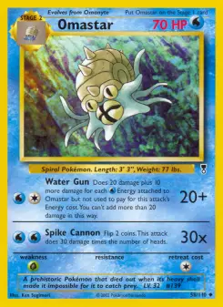 Pokémon-Karte Omastar 058/110