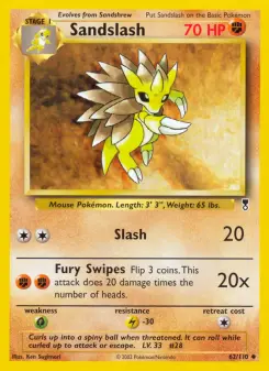Pokémon-Karte Sandslash 062/110