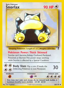 Pokémon-Karte Snorlax 064/110