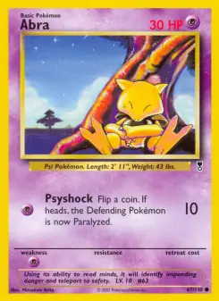 Pokémon-Karte Abra 067/110