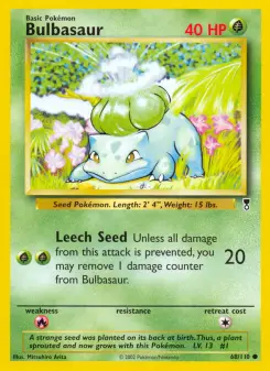 Pokémon-Karte Bulbasaur 068/110