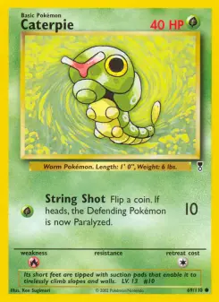 Pokémon-Karte Caterpie 069/110