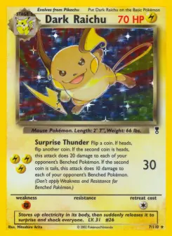 Pokémon-Karte Dark Raichu 007/110