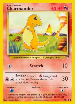 Pokémon-Karte Charmander 070/110