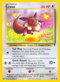 Pokémon-Karte Eevee 074/110