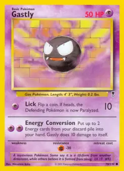 Pokémon-Karte Gastly 076/110