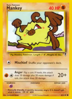 Pokémon-Karte Mankey 081/110