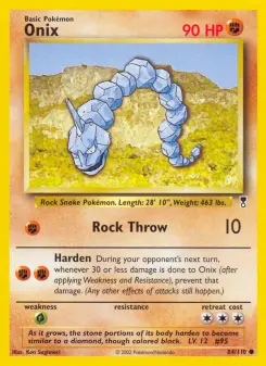 Pokémon-Karte Onix 084/110