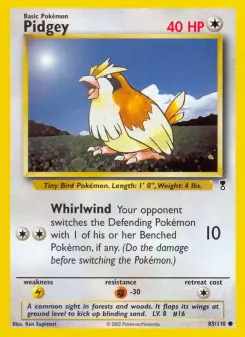 Pokémon-Karte Pidgey 085/110